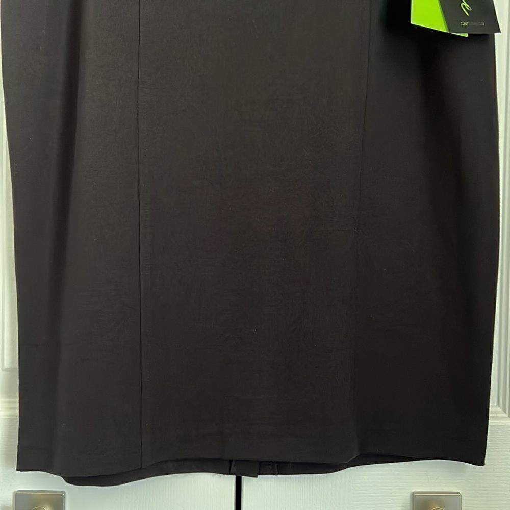 Cartise Black Skirt With Decorative Adjustable Chain Belt Size 8 NWT - Picture 5 of 12